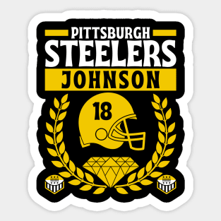 Pittsburgh Steelers Johnson 18 Edition 2 Sticker